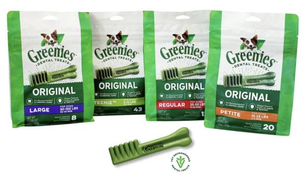 Freebie Alert: FREE GREENIES for Your Pup!
