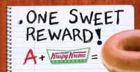Students with A’s Get Free Krispy Kreme!