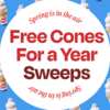 DQ Cones Giveaway — Free for a Year