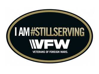 Free "I Am Still Serving VFW" Decal