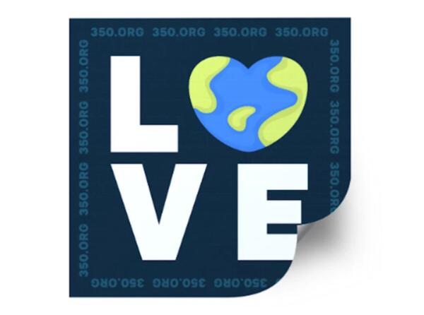 Earth Month Love Earth Sticker for Free