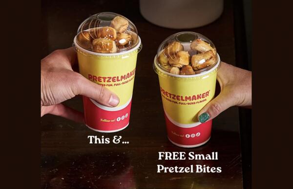 Pretzelmaker Free Pretzel Bites Day – April 26 Celebration