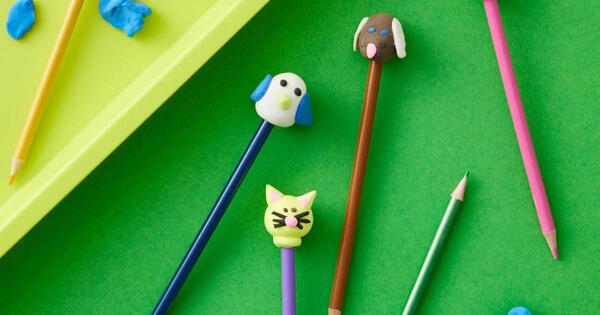 Make  Animal Friends Pencil Toppers For Free at MIchael's