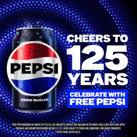 Free Pepsi After Rebate!