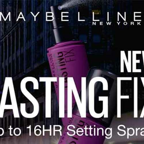 Keep Your Makeup Looking Great All Day - Free Sample of Maybelline Lasting Fix Setting Spray