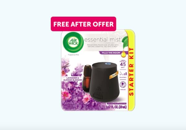 Air Wick Essential Mist Starter Kit for Free