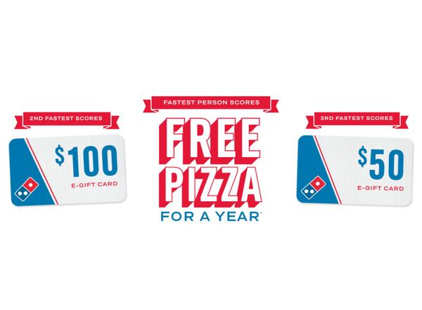 Domino's Pizza Gift Cards Quikly Giveaway