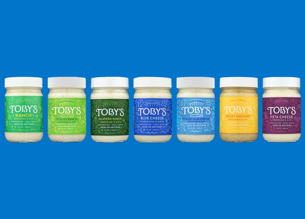 Toby's Dressings and Dip for Free