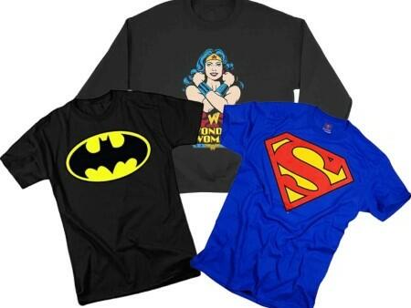 Free Batman, Superman and Wonder Woman T-Shirt from Quaker