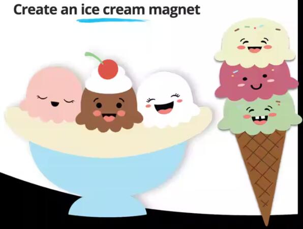 Ice Cream Magnet for Free