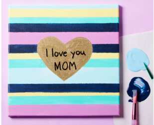 Free Sunday Canvas Painting Event @ Michael's: I Love You Mom!