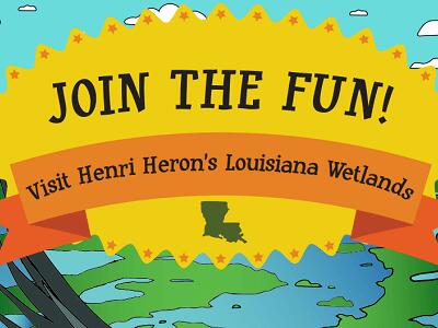 FREE Louisiana Coastal Wetlands Postcards, Activity Books and More
