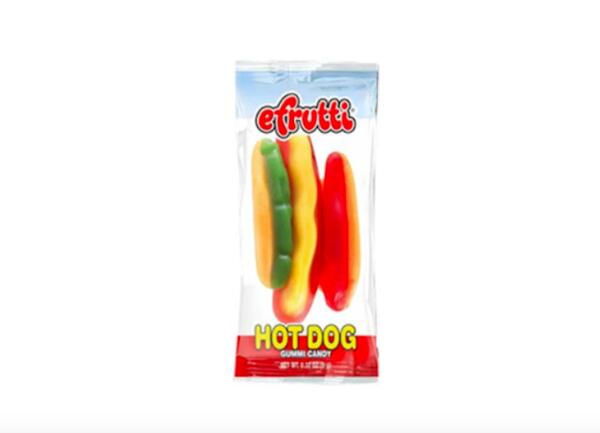 Efrutti Gummi Hot Dog Candy for Free