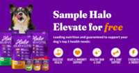 Sample of Halo Elevate Dog Food for Free