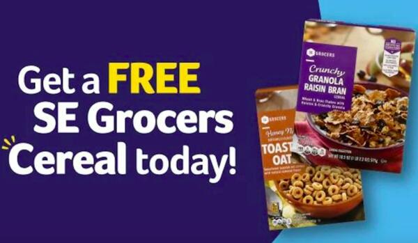 Grocers Cereal for Free at Winn-Dixie