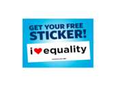 I Heart Equality Sticker for Free