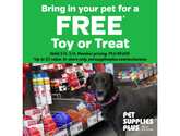 Toy or Treat at Pet Supplies Plus for Free