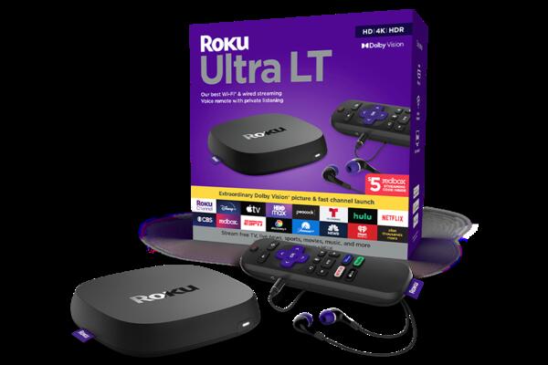 Roku Ultra LT 2021 Streaming Device w/ Voice Remote for ONLY $30