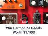 Harmonica Pedals Giveaway
