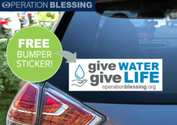 Give Water Give Life Sticker for Free