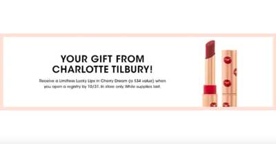 Charlotte Tilbury Limitless Lucky Lips for Free