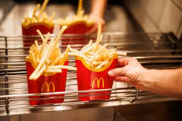 Happy Friday! Free Medium Fries with any $1 Purchase at McDonald's