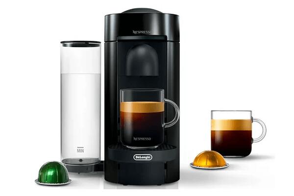 Nespresso Vertuo Plus Coffee and Espresso Maker by De'Longhi on sale for $118