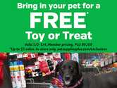 FREE Toy or Treat for Your Pet at Pet Supplies Plus