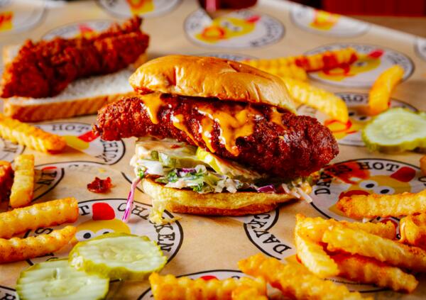 Slider for Free at Dave's Hot Chicken