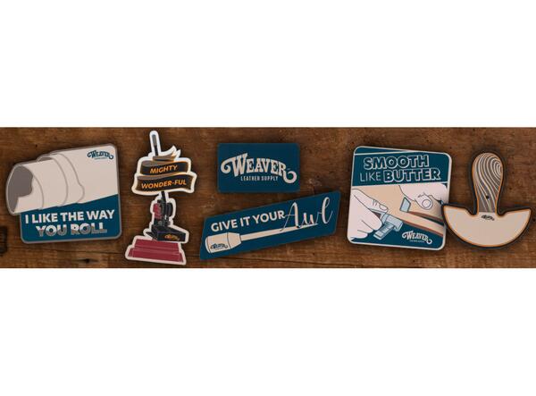 Weaver Leather Stickers for Free