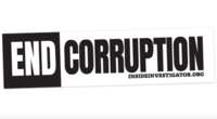 End Corruption Sticker for Free