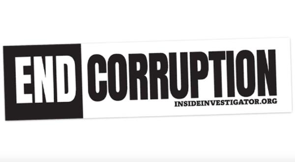 End Corruption Sticker for Free