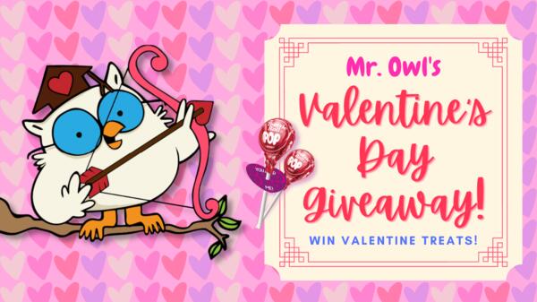 Mr. Owl's Valentine's Giveaway