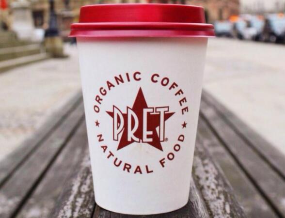 Hot or Iced Coffee for Free at Pret A Manger