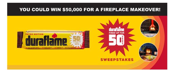Duraflame Fired Up For  Sweepstakes