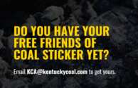 "Friends of Coal" Sticker for Free