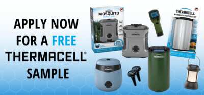 FREE THERMACELL Mosquito Repellent! 