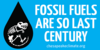 Free Fossil Fuels are So Last Century Sticker