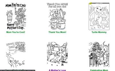 Free Mother's Day Coloring Pages by Crayola! 