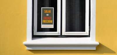 Free Window Cling by Solar United Neighbors