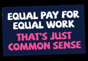 Free "Equal Pay" Sticker 