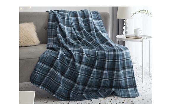Mainstays Fleece Throw Blanket, 50" x 60" for ONLY $3.78