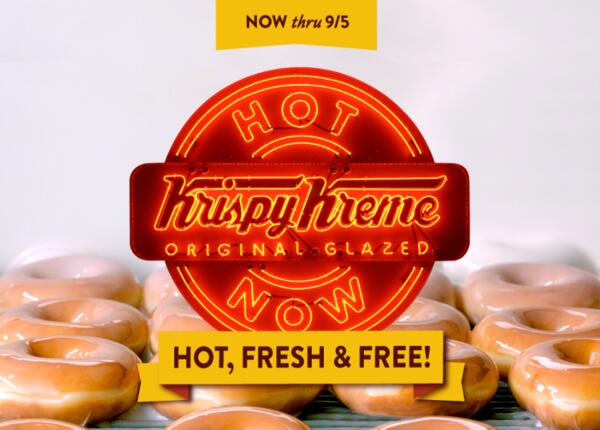 Krispy Kreme -  Original Glazed Doughnut for Free