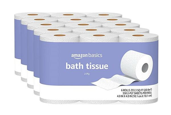 30-Rolls 2-Ply Toilet Paper for ONLY $17.90