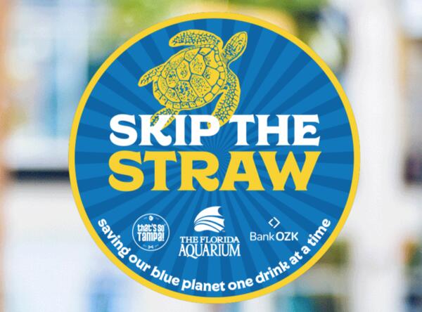 Free Skip the Straw Sticker