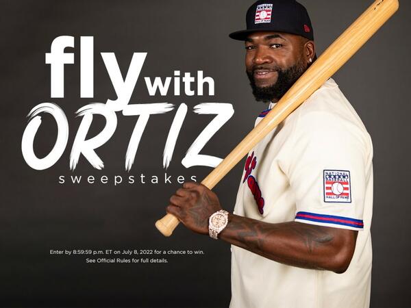 Red Sox Fly With Ortiz Sweepstakes