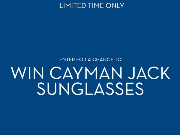 Cayman Jack Sunglasses Sweepstakes