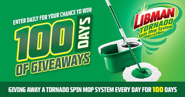 Free Tornado Spin Mops from Libman