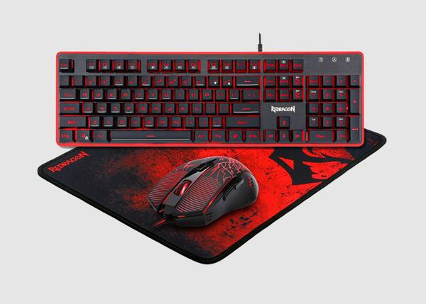 Redragon S107 Gaming Keyboard, Mouse & Mousepad for Free