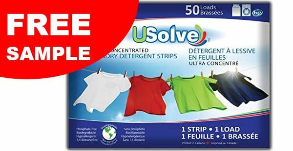 Free Sample of USolve Laundry Strips
